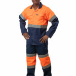 HI VIZ TWO TONE PREMIUM WORK JACKET AND TROUSERS