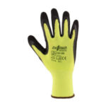 TRU TOUCH HI VIZ SANDY NITRILE GLOVES 