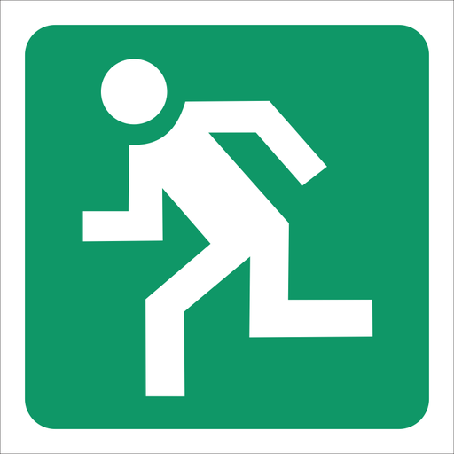 SABS-Escape-route-left-safety-sign