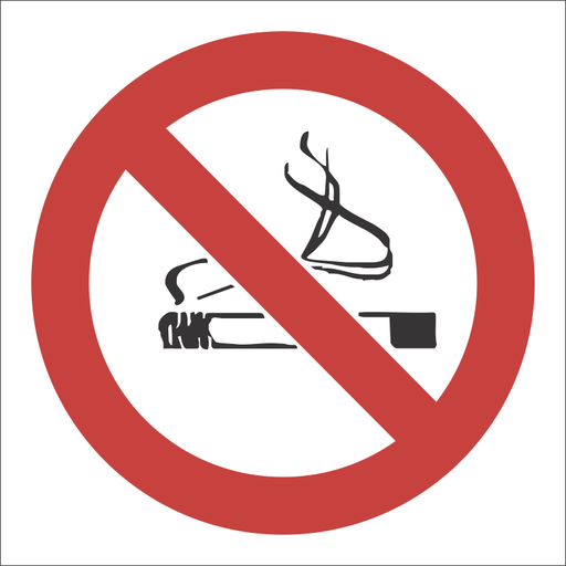 SABS No smoking safety sign