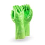 CRONUS/E HI-VIS PVC ELBOW GLOVES